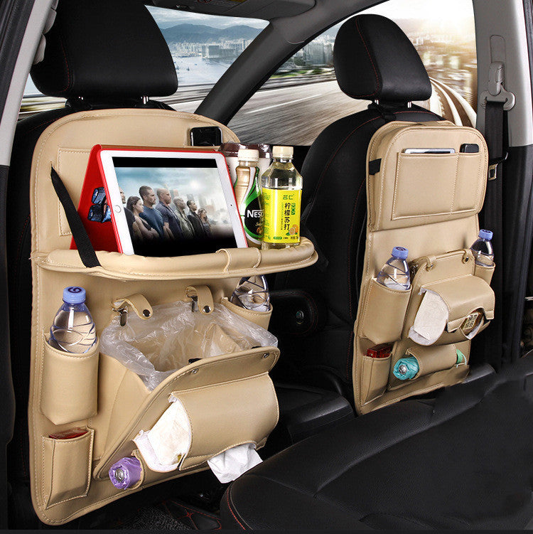 PU Leather Back seat car Organizer - Car seat back organizer