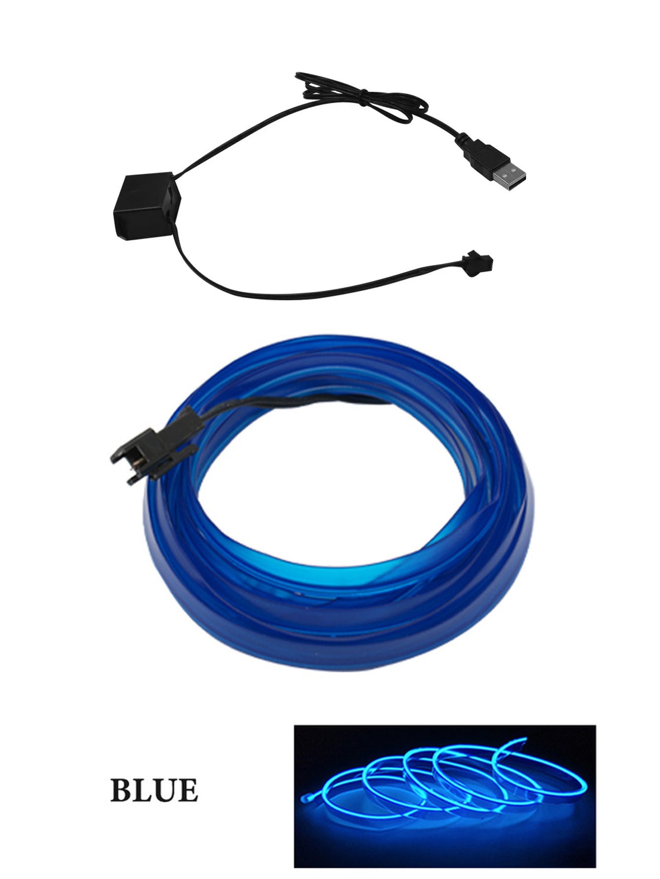 Car interior LED lights Atmosphere Strip – USB Interior led for cars