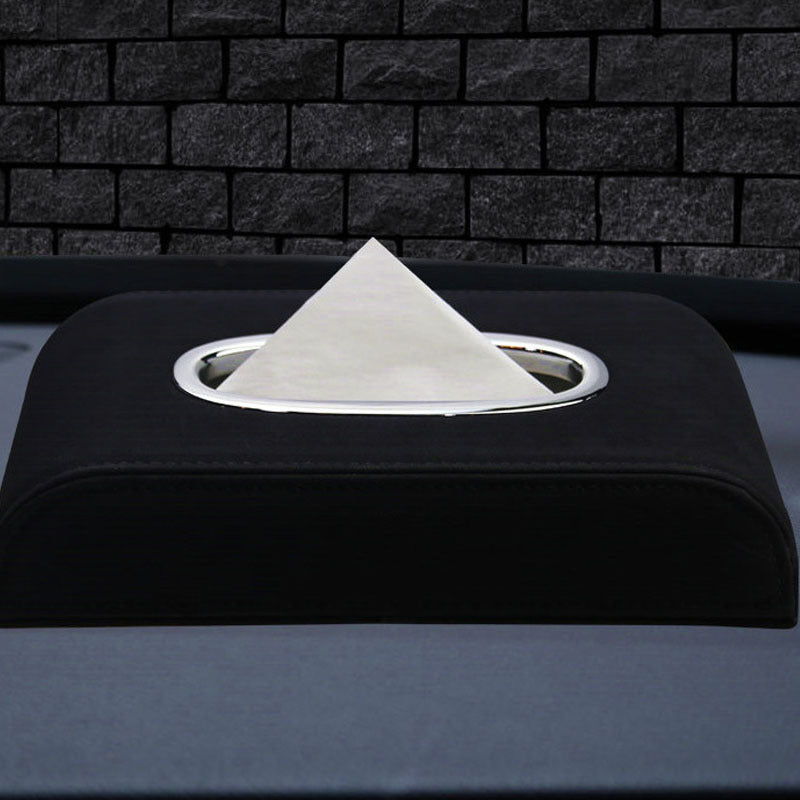 Luxury Leather Car Tissue Holder Box – Dashboard or Backseat car tissue box