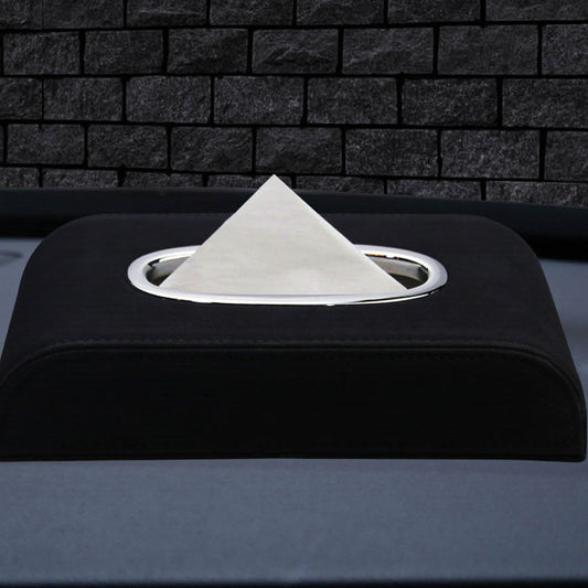 Luxury Leather Car Tissue Holder Box – Dashboard or Backseat car tissue box