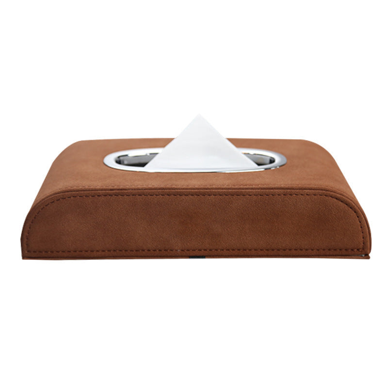 Luxury Leather Car Tissue Holder Box – Dashboard or Backseat car tissue box