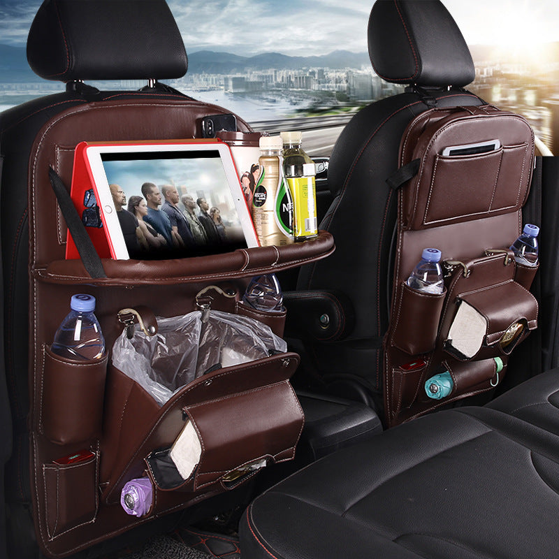 PU Leather Back seat car Organizer - Car seat back organizer