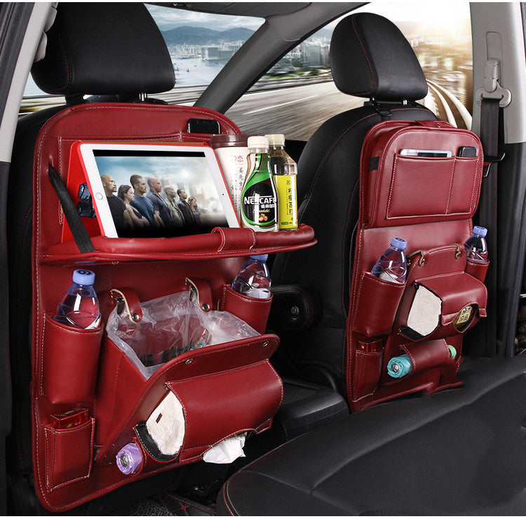 PU Leather Back seat car Organizer - Car seat back organizer
