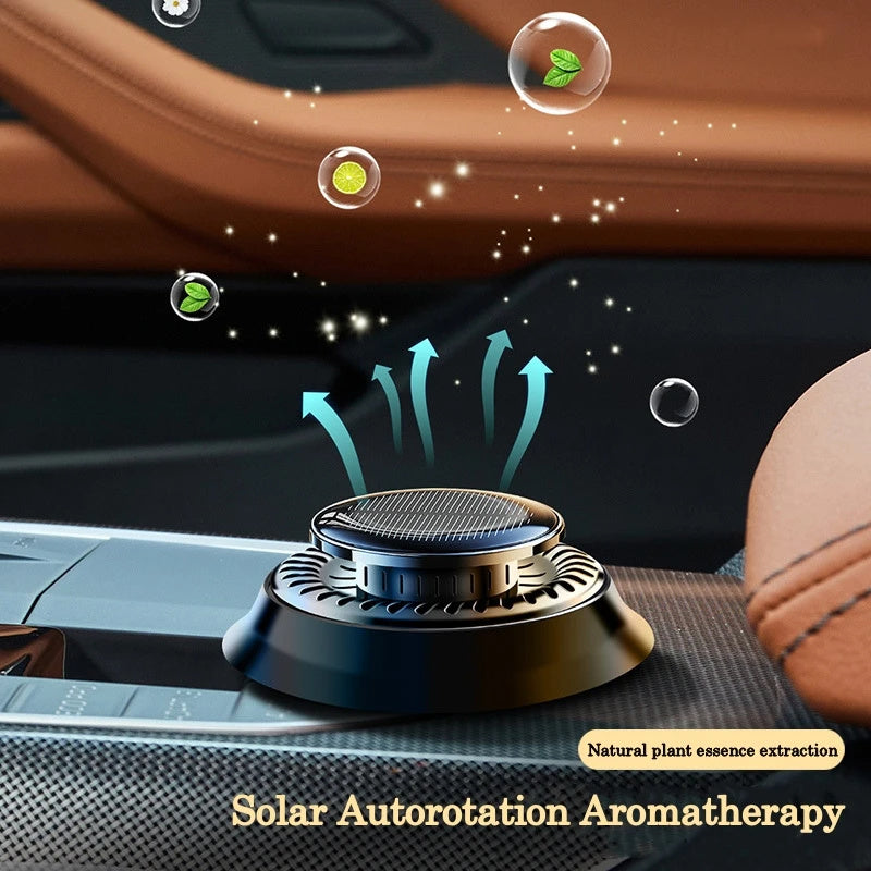 Solar-Powered Rotating Car Diffuser – Kinetic Fragrance air freshener Diffuser car