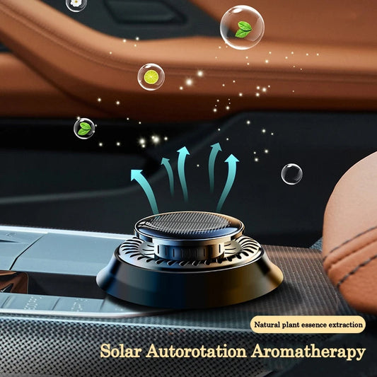 Solar-Powered Rotating Car Diffuser – Kinetic Fragrance air freshener Diffuser car