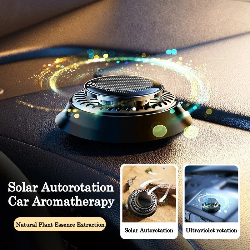 Solar-Powered Rotating Car Diffuser – Kinetic Fragrance air freshener Diffuser car