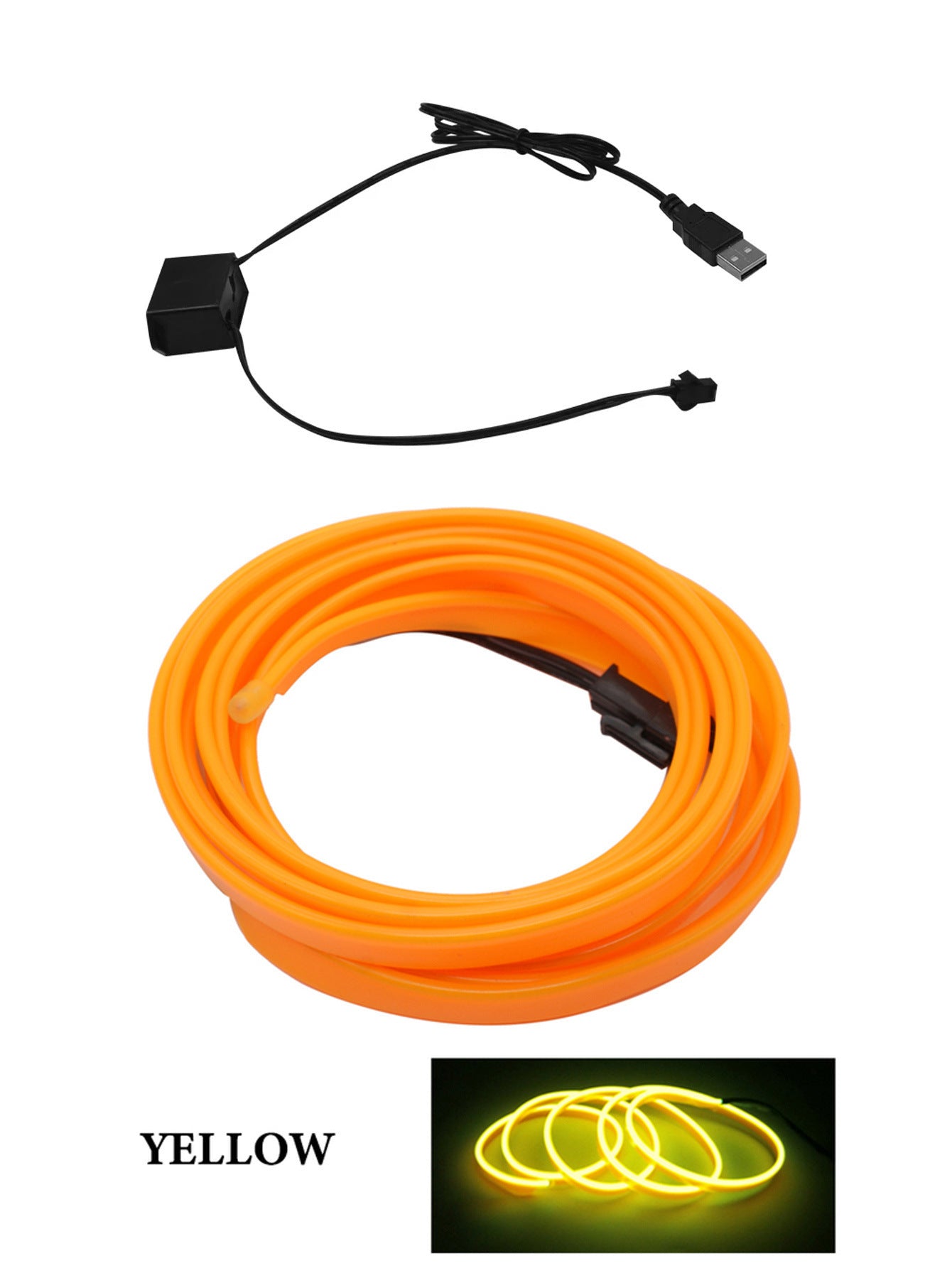 Car interior LED lights Atmosphere Strip – USB Interior led for cars