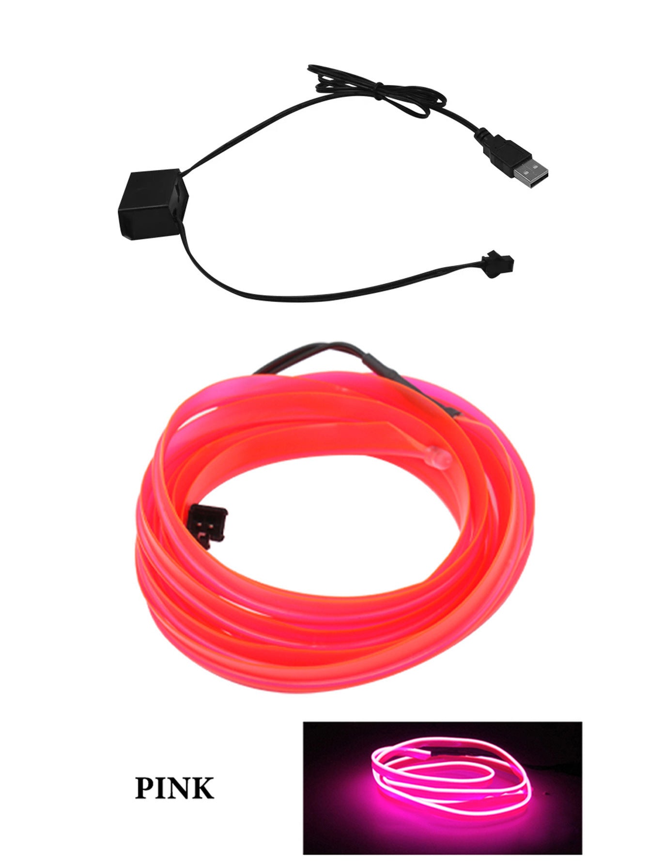 Car interior LED lights Atmosphere Strip – USB Interior led for cars