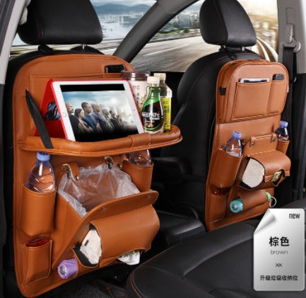 PU Leather Back seat car Organizer - Car seat back organizer